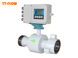 union connection magnetic flow meter